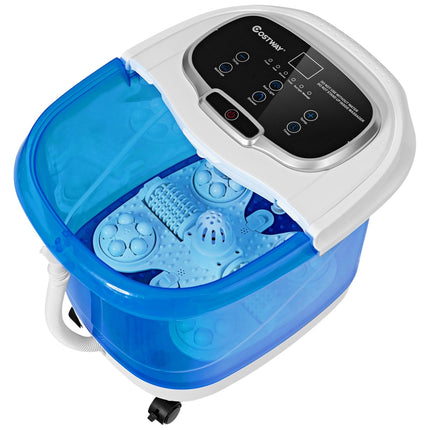 Fußsprudelbad, 500W Infrarotwärme, 6 Rollen