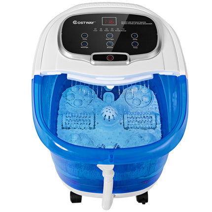 Fußsprudelbad, 500W Infrarotwärme, 6 Rollen