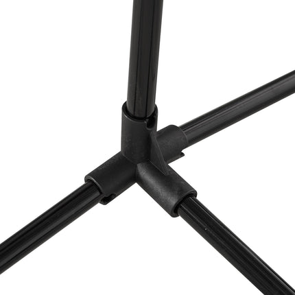 Fußball Rebounderwand, Verstellbarer Stahlrahmen, Schwarz