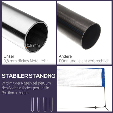 Fußball Rebounderwand, Verstellbarer Stahlrahmen, Schwarz