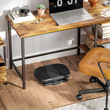 Verstellbare ergonomische Schreibtisch-Fußstütze – 3 Stufen, grau