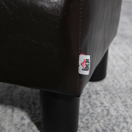 Osmanischer Hocker Kunstleder, rechteckig, 100 kg Tragkraft