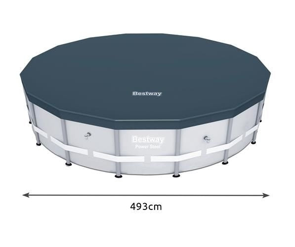 Frame Pool Abdeckplane 488cm BESTWAY 58249
