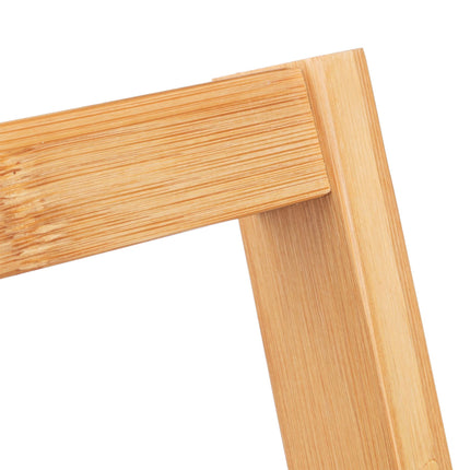 Freestanding Bamboo Towel Rack