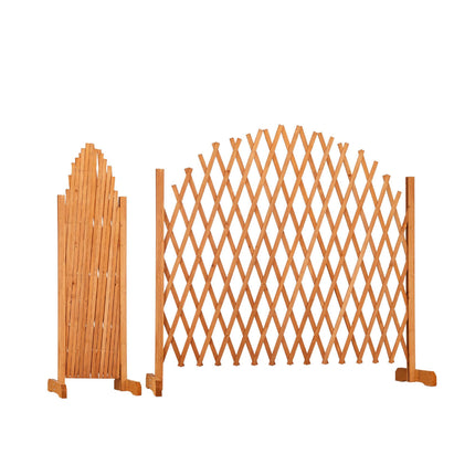 Treillis autoportant pour plantes grimpantes - Treillis en bois ajustable