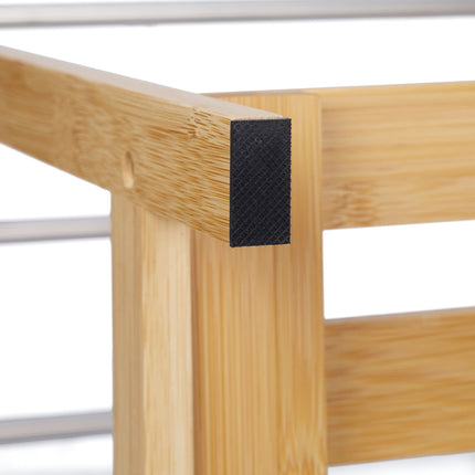 Porte-serviettes sur pied avec étagère