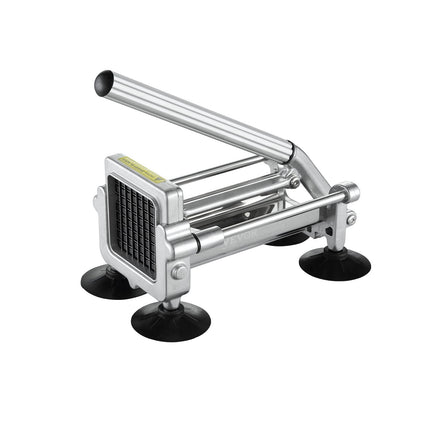 French Fry Cutter with 3 Stainless Steel Blades, Suction Cup Feet