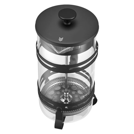 French Press Coffee Maker 1L, Borosilicate Glass, Stainless Filter