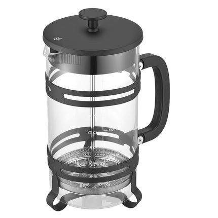 French Press Coffee Maker 1L, Borosilicate Glass, Stainless Filter