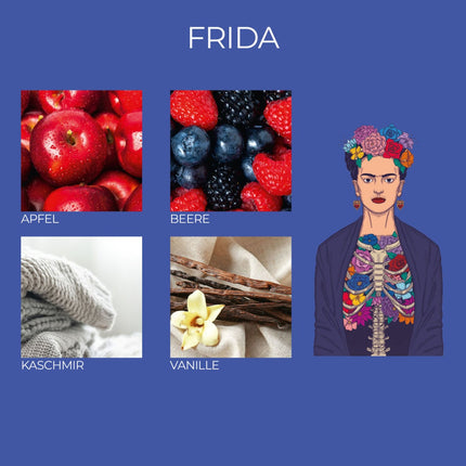 Bougie parfumée Frida Kahlo - Design en verre artistique