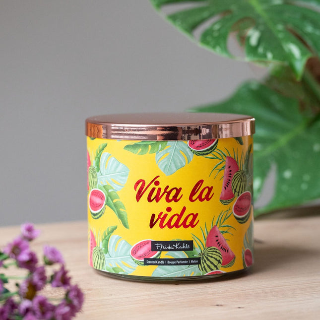 Bougie parfumée Frida Kahlo - Design en verre artistique