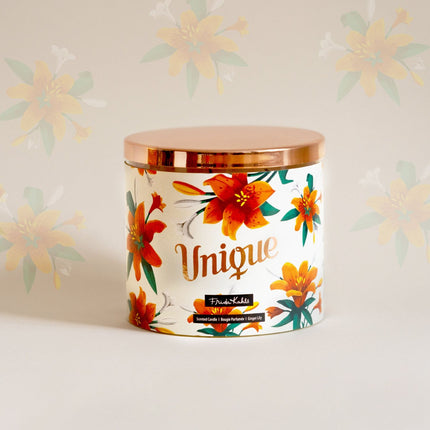 Frida Kahlo Duftkerze – Künstlerisches Glasdesign