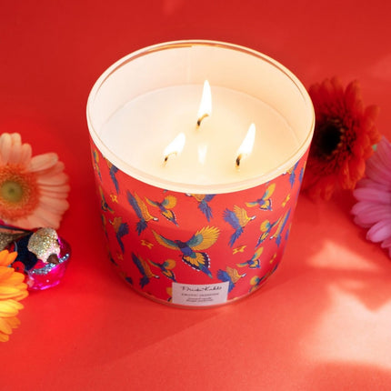 Frida Kahlo Duftkerze – Künstlerisches Glasdesign