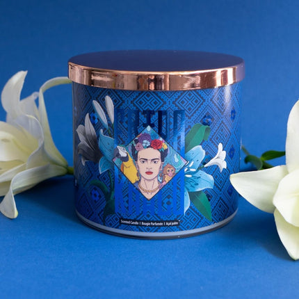Bougie parfumée Frida Kahlo - Design en verre artistique