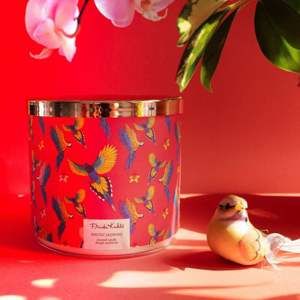Frida Kahlo Duftkerze – Künstlerisches Glasdesign