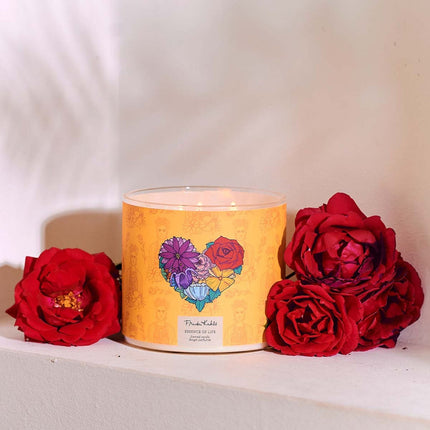 Bougie parfumée Frida Kahlo - Design en verre artistique