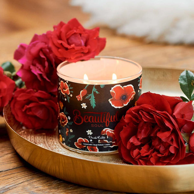Bougie parfumée Frida Kahlo - Design en verre artistique