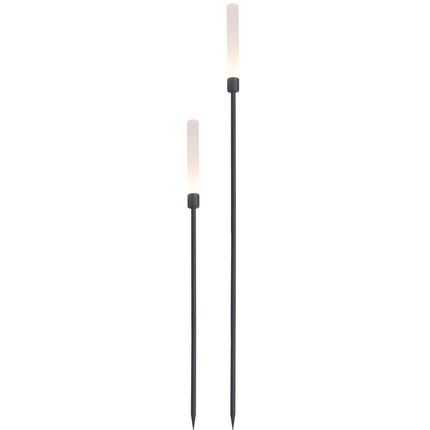 Frost Kerzenständer 126 + 91 cm 2er-Pack Grau