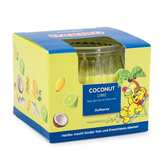 Bougie parfumée aux fruits en pot de verre - Coffret cadeau