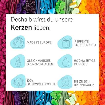 Fruchtig duftende Kerze im Glas – Geschenkbox
