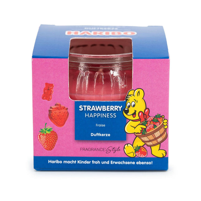 Bougie parfumée aux fruits en pot de verre, coffret cadeau