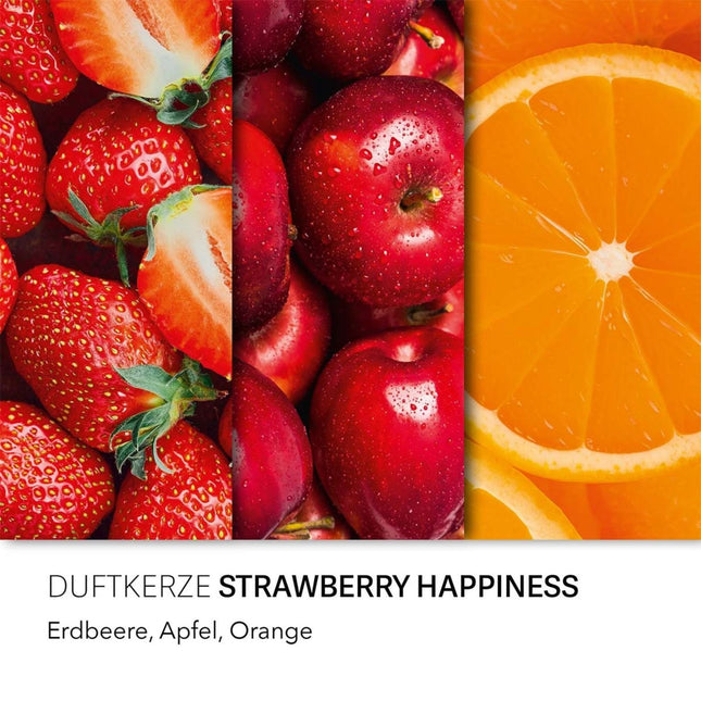 Bougie parfumée aux fruits en pot de verre - Parfum d'intérieur
