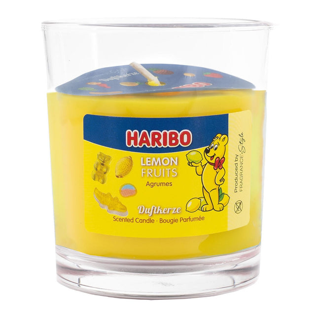Bougie parfumée aux fruits en pot de verre - Arôme sucré