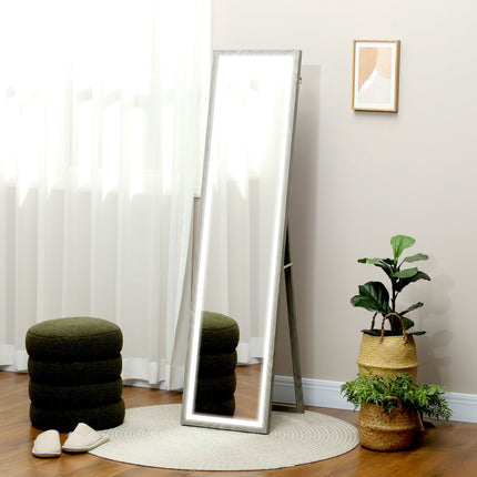 Miroir LED pleine longueur, 40 x 160 cm, commande tactile, intensité variable