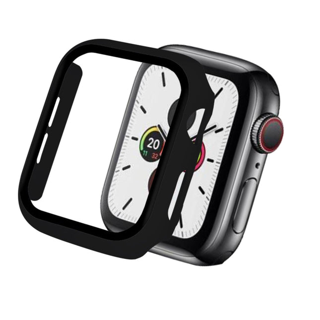 Vollständige Abdeckung Hülle Apple Watch SE/6/5/4 44mm Schwarz