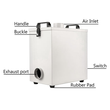 Fume Extractor – 80W, 180 m3/h, 220V, 58 dBA