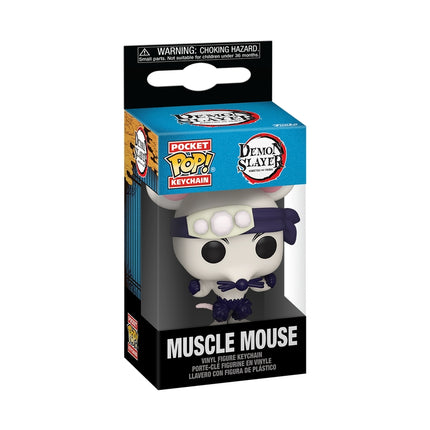 Funko Pop! Porte-clés : Demon Slayer - Souris Musculaire, 10 Cm