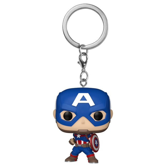 Funko Pop! Schlüsselanhänger: Marvel - Captain America