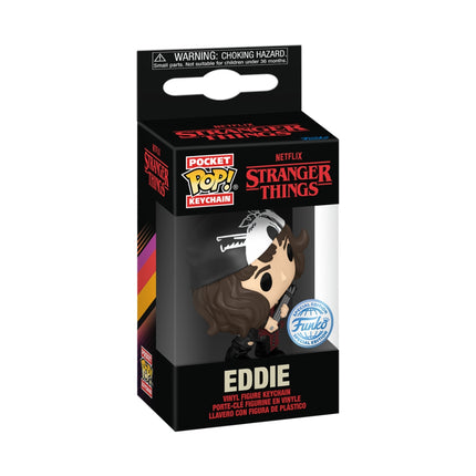 Funko Pop! Schlüsselanhänger: Stranger Things - Eddie, 10 cm