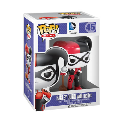 Funko Pop! Figurine en vinyle : Dc - Harley Quinn avec Mallet