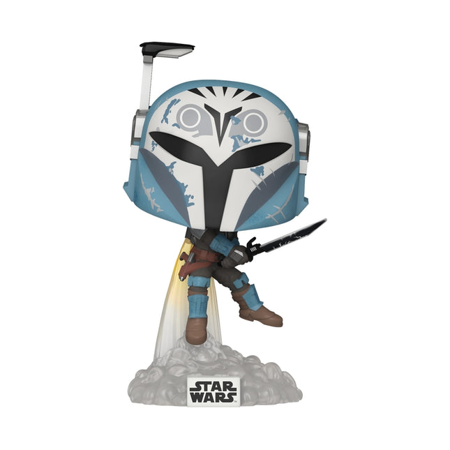 Funko Pop! Vinylfigur: The Mandalorian – Bo-Katan mit Dunkelschwert und Jetpack