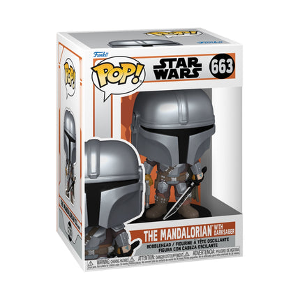 Funko Pop! Vinylfigur: The Mandalorian - Mando mit Dunkelschwert