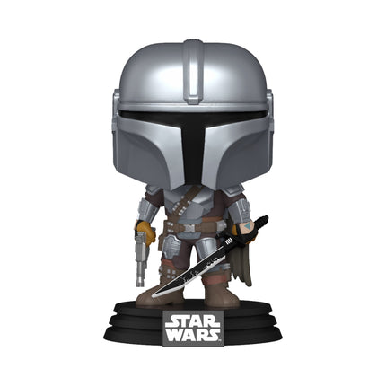Funko Pop! Vinylfigur: The Mandalorian - Mando mit Dunkelschwert