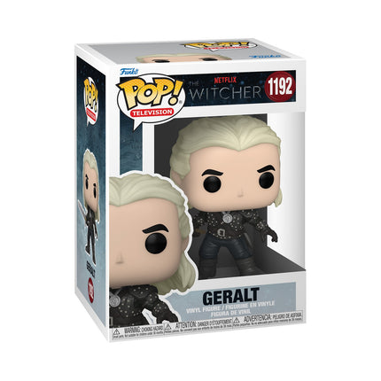Funko Pop! Figurine Vinyle : Witcher - Geralt Avec Chase, 10 Cm