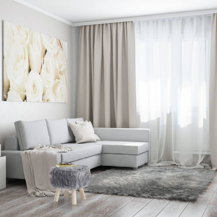 Fellpalette Kunstfell Grau