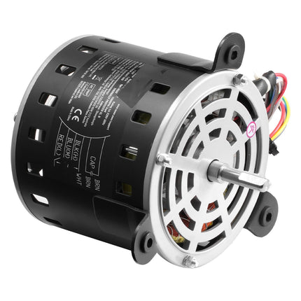 Furnace Blower Motor 1/5 HP, 220V, 3-Speed, Capacitor