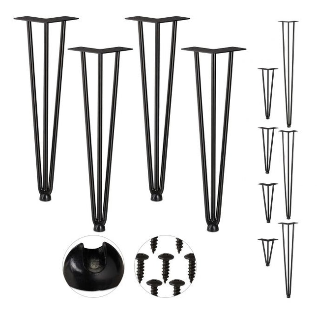 Lot de 4 épingles à cheveux pour pieds de meubles