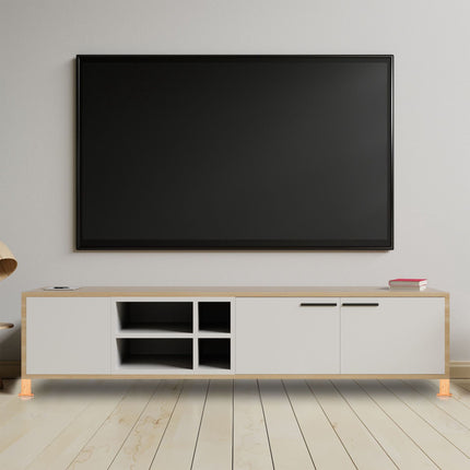 Rehausseur de meuble 4 tablettes en bambou