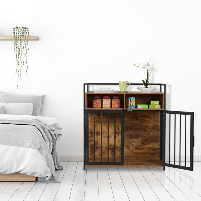 Cage pour chien de style meuble