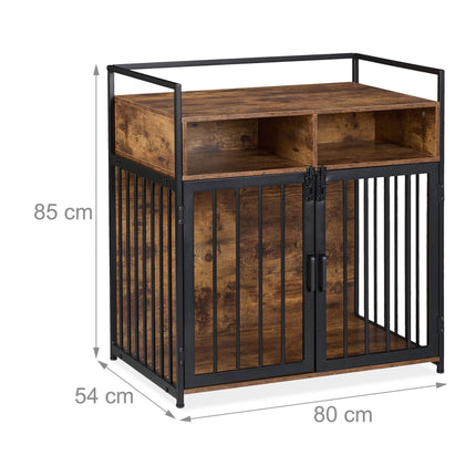 Cage pour chien de style meuble