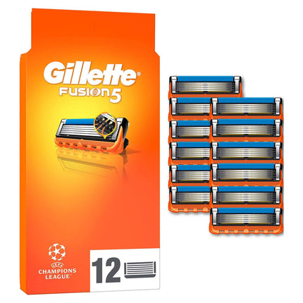 Fusion5 Rasierklingen, 12er-Pack, Männer-Glattrasur