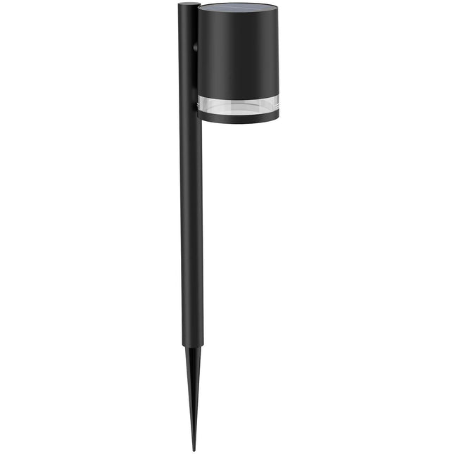 Fyce Garden Lamp Straight Solar Cell Ultra Efficient LED 200lm Black