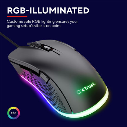 GXT 922 Ybar Gaming Mouse Eco Black