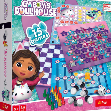 Coffret de jeu 15 en 1 Gabby's Dollhouse pour enfants