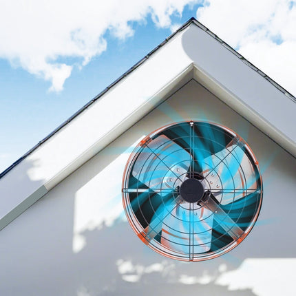Gable Mount Attic Exhaust Fan 15 Inch, 1650 CFM