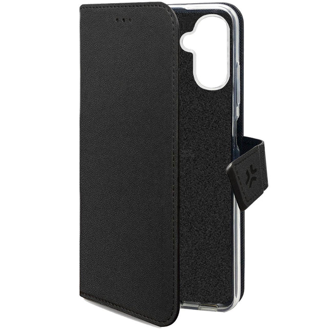 Galaxy A27 5G Wallet Case, Schwarz, Eco-Leder